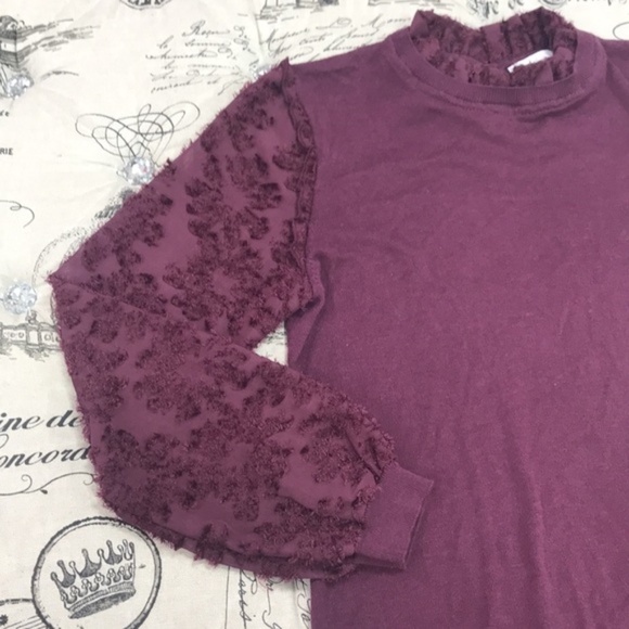 14th & Union Ruffle Neck Sweater - Picture 4 of 6